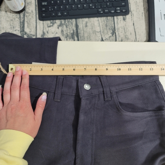 Katherine Hamnett Denim Vintage Jeans Womens 26 Black Cleo Straight High Italy - Picture 11 of 14